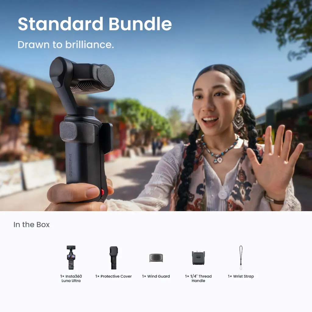Insta360 Luna Ultra  Dual-Lens 8k Gimbal Camera — 5