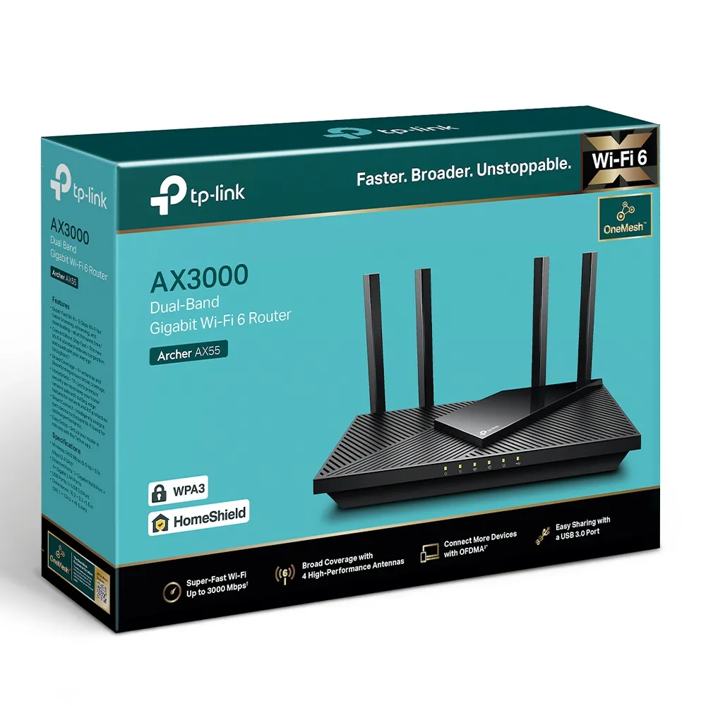 راوتر تي بي لينك آرشر AX55 لاسلكي AX3000 — 4