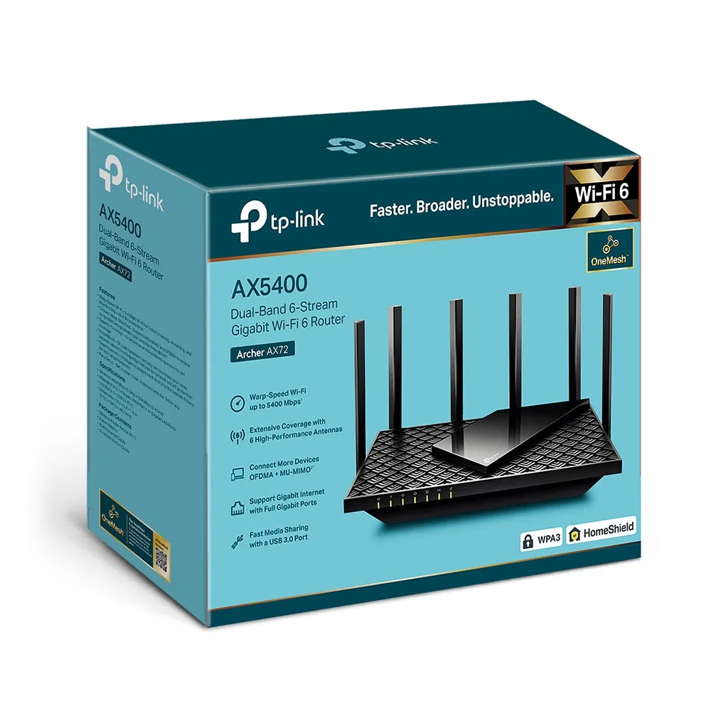 TP-Link Router Archer AX72 -AX5400 — 4