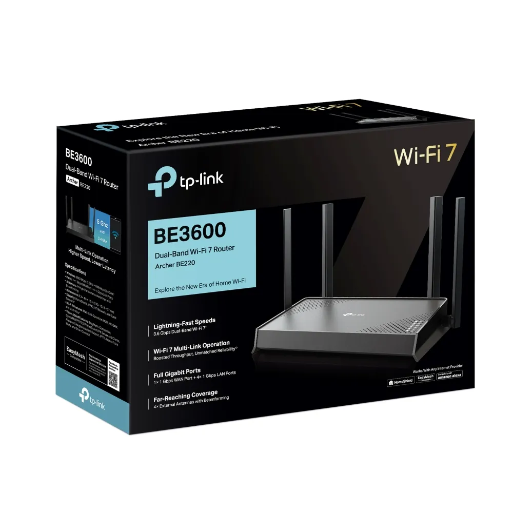 TP-Link Router Archer BE220-BE3600-WI-FI 7 — 6