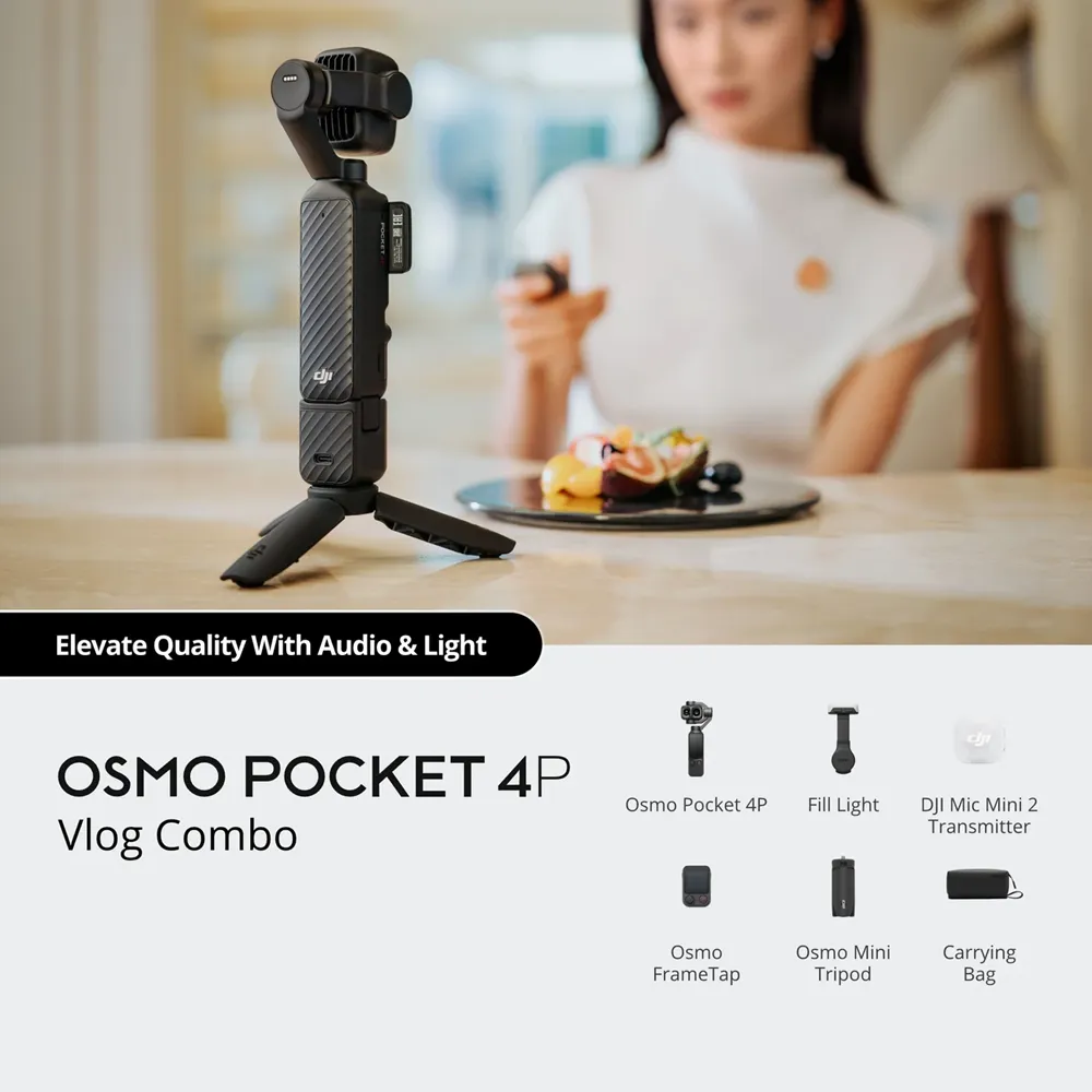 DJI OSMO Pocket 4P Vlog Combo — 2