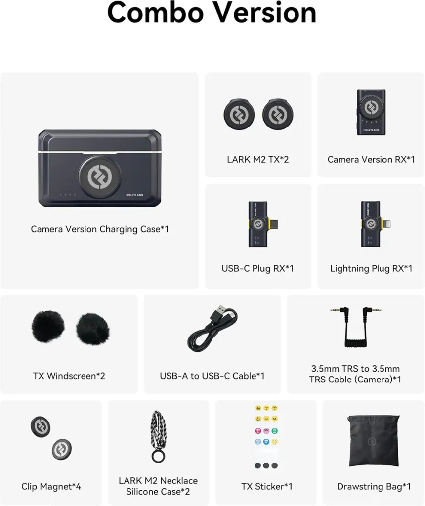 Hollyland Lark M2 Wireless Lavalier Microphone -Black — 5