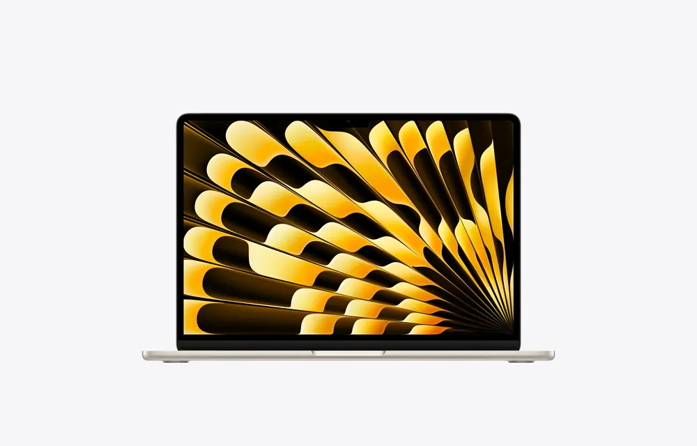 ماك بوك اير (M5) شاشة 13 بوصة ذاكرة 16GB وتخزين 512GB - لون ضوء النجوم — 2