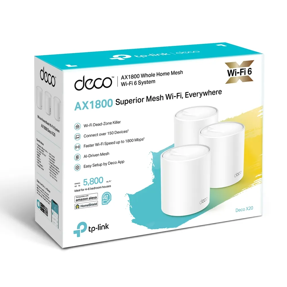 TP-Link Deco X20-AX1800-3-pack — 4