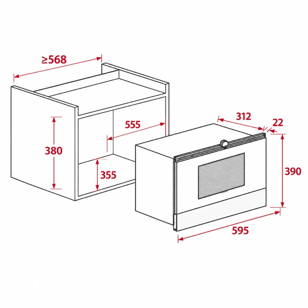 linea giorgio Microwave Oven BMW-1125X5 — 2