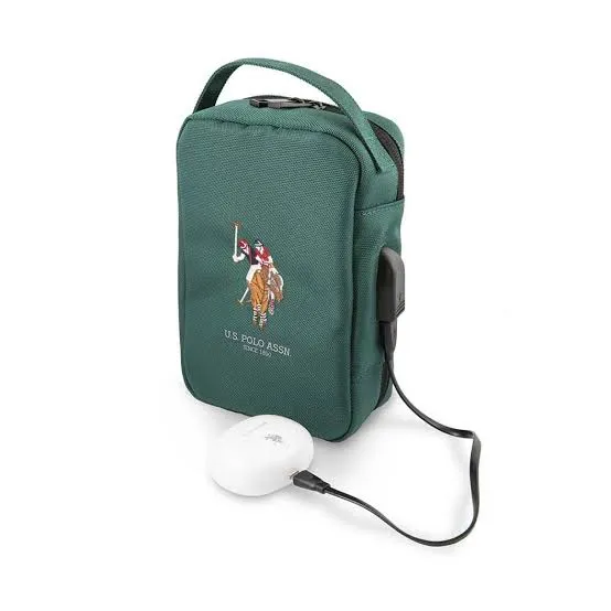 U.S.Polo Nylon Tablet Bag For Electronic Accessories — 4