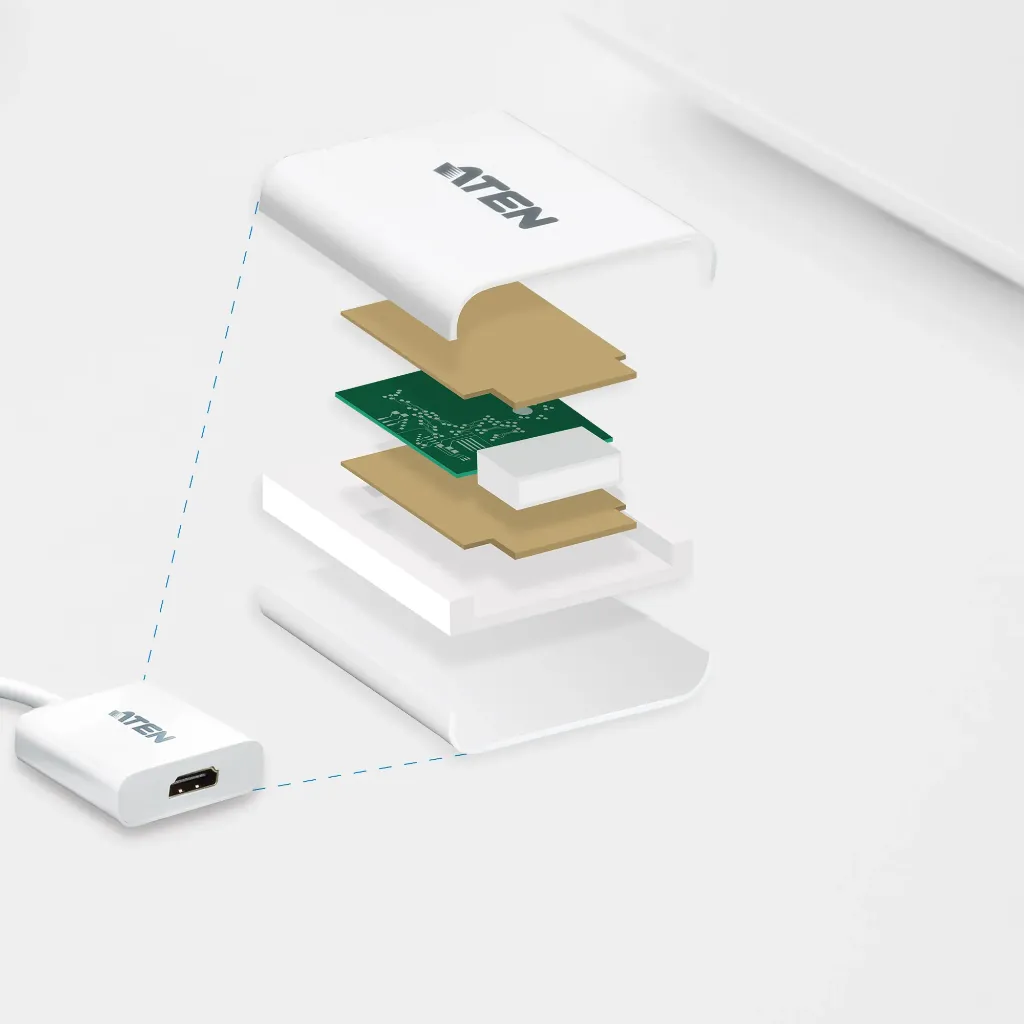   VC985 طراز HDMI إلى DisplayPort  محول آتين من — 4