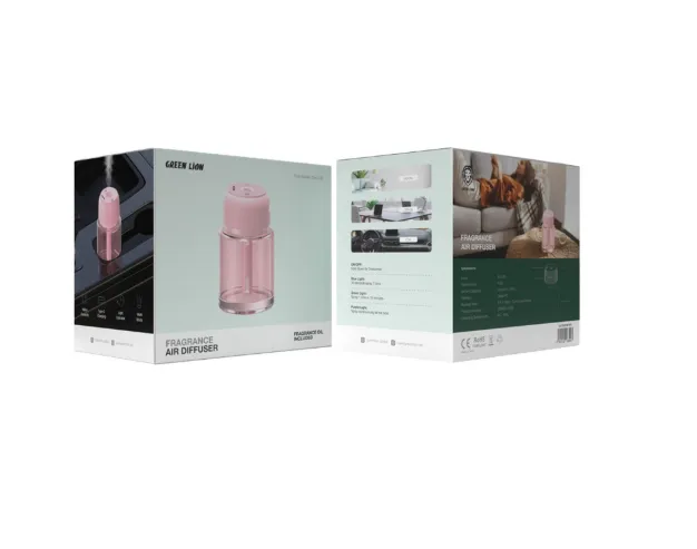 Green Lion Fragrance Air Diffuser -Pink — 2