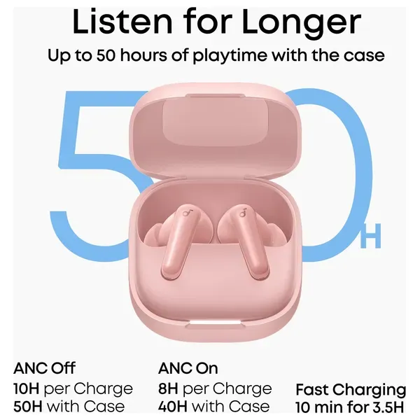 Anker Soundcore R60i NC Wireless Earbuds (Pink) — 2