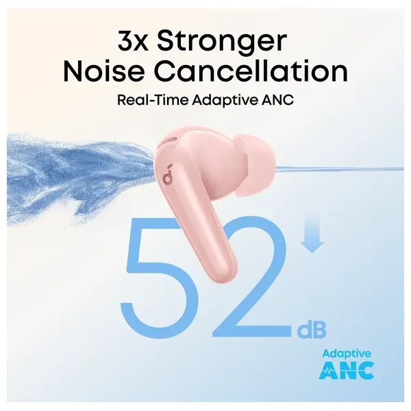 Anker Soundcore R60i NC Wireless Earbuds (Pink) — 3