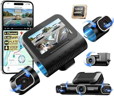 Azdome DashCam M660 4 Channel 4K — 4
