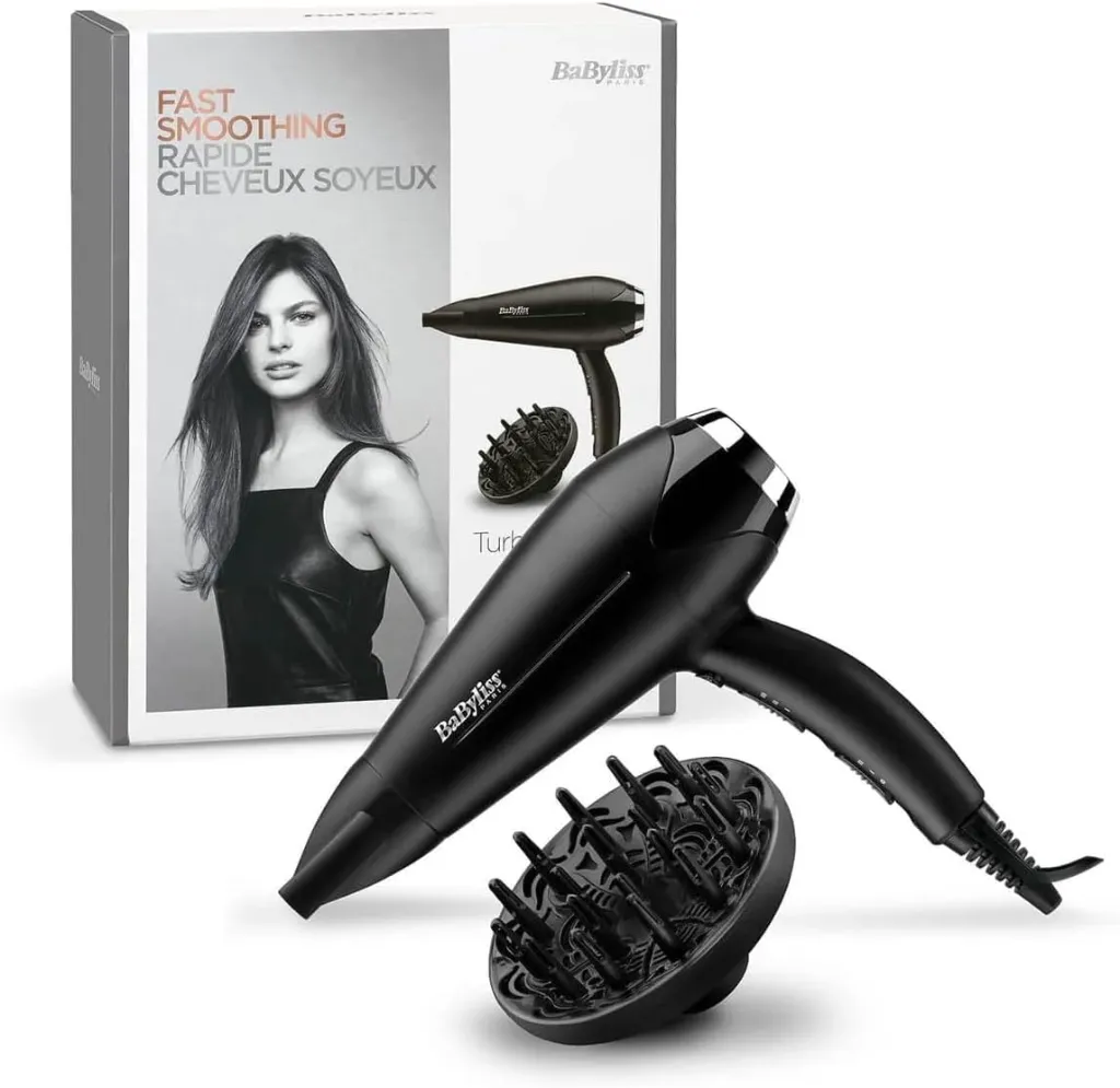 BaByliss Hairdryer Turbo Smooth Dryer 2200W D572DSDE — 3