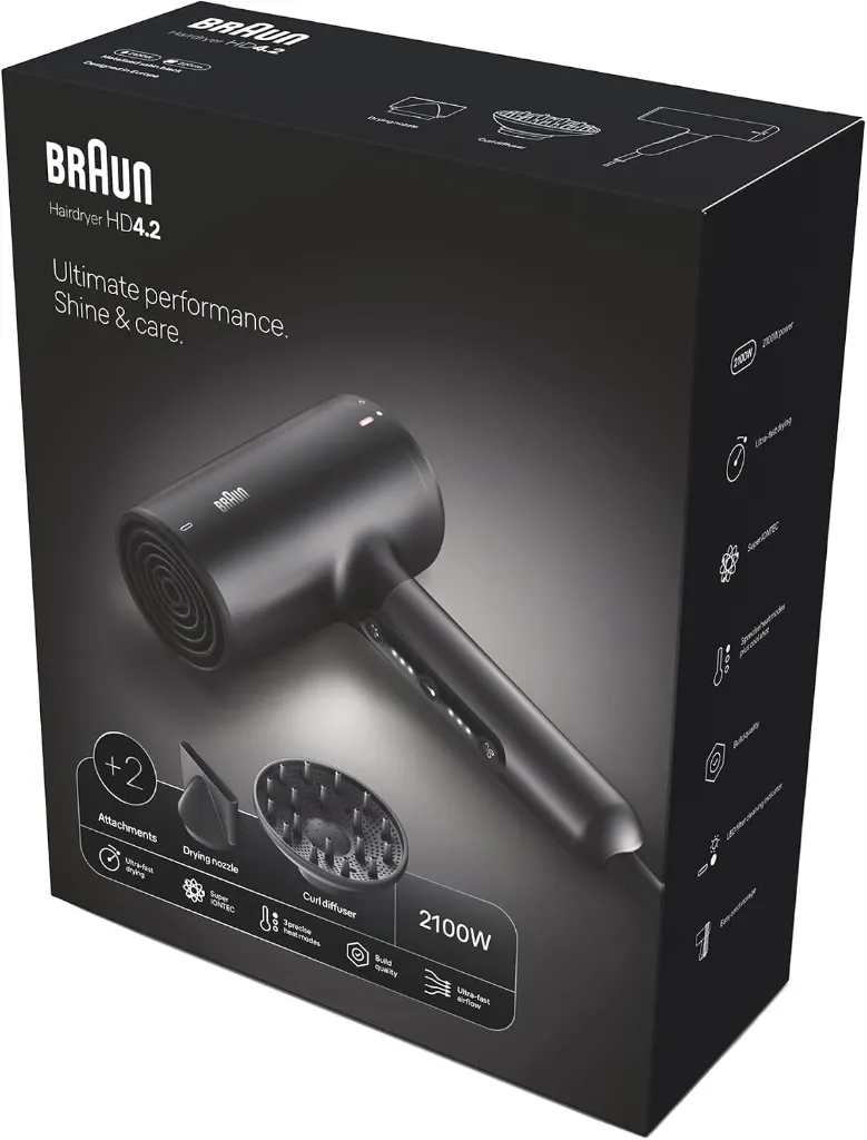 Braun Hairdryer HD4.2 2100W BRHD425SDE — 2