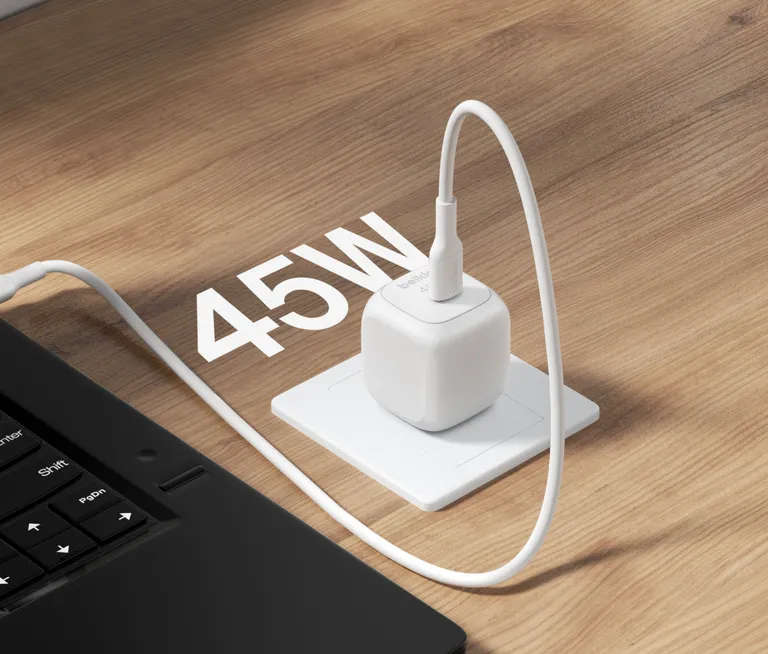Belkin Wall Charger 45W With Cable USB-C To USB-C-White — 2