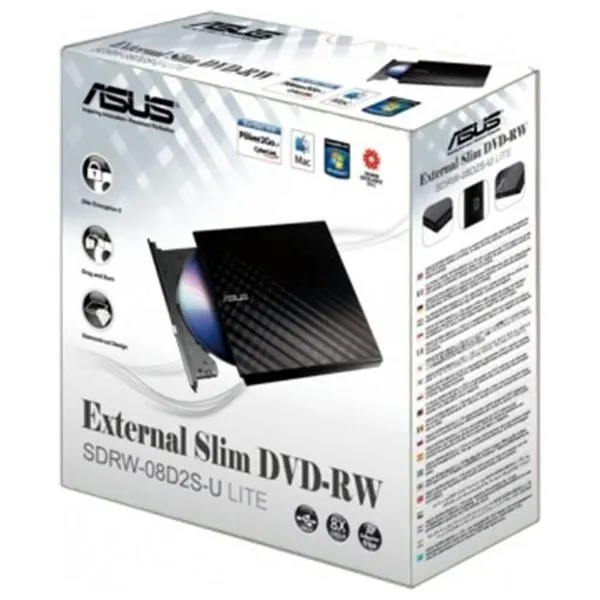 Asus External Slim DVD-RW [SDRW-08D2S-U] — 2
