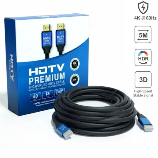 كابل HDMI 2.0 بريميوم بطول 5 متر