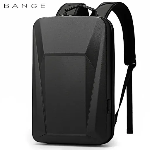 Bange Backpack-Black+Silver /7682