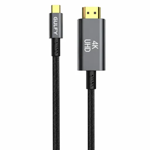 ابل USB-C إلى HDMI بدقة 4K UHD – أسود