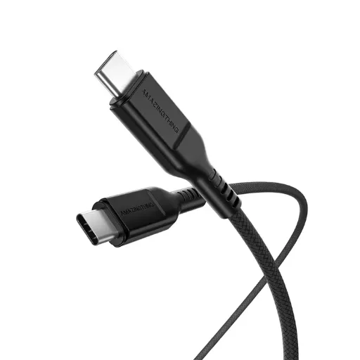 Amazing Thing Thunder Pro Type C To Type C Cable 1.8m-Balck