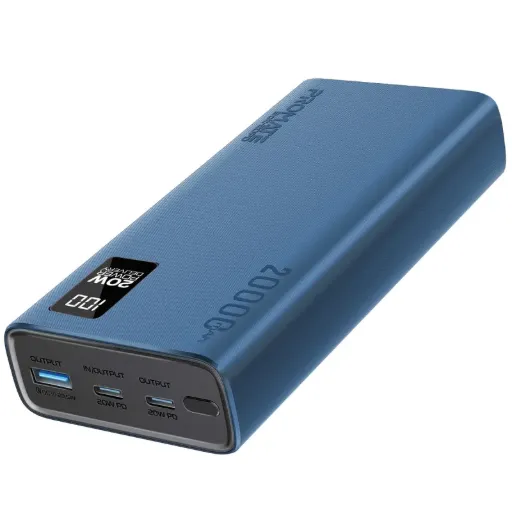 Promate Power Bank 20K-20W-Blue
