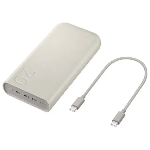 Samsung 20,000mAh 45W Battery Pack (3-Port)-Beige