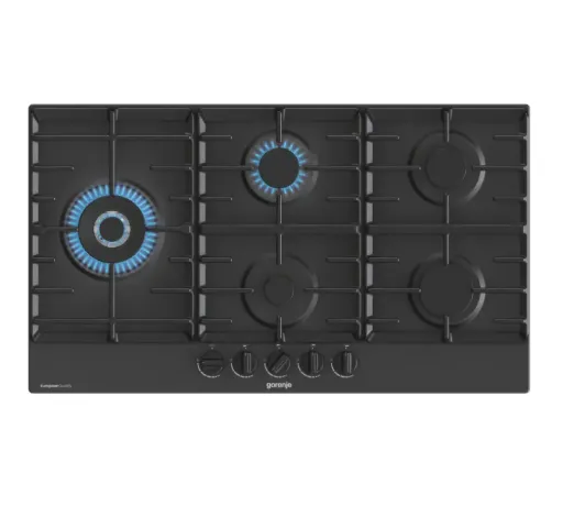 طباخ غاز بلت ان جورينجي - 5 عيون - أسود - GW951MB