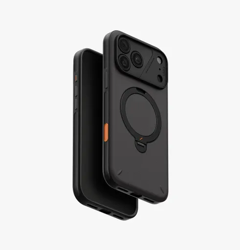 غطاء خلفي UNIQ Elix لهاتف iPhone 18 Pro Max - رمادي